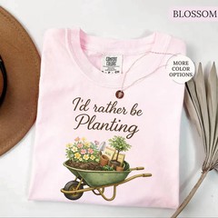 Comfort T-Shirt Plant Lover Garden Nature Soft Relaxed Fit