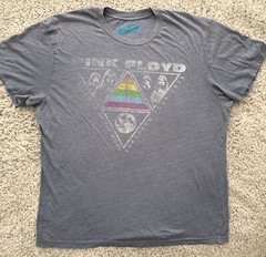 Pink Floyd Dark Side of the Moon 1973 Euro Tour Tribute T-Shirt. XXL.
