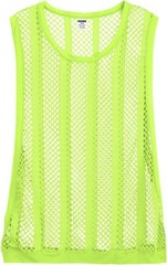 Zonbailon Mens Mesh Tank Fishnet Striped Sleeveless See Thru Muscle Undershirts