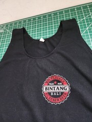 Bintang Pilsener Beer Black Tank Top Bali Men’s Size Large L