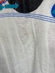 Vintage Santana Shirt XL 1985 Single Stitch Screen Stars Used 100% Cotton