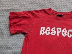 Vintage B.U.M Respect Shirt Mens Medium Red Dragon Single Stitch 1998 90s Y2K