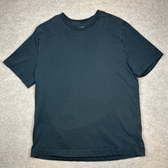 Banana Republic Authentic 100% Supima Cotton T-Shirt Black Large Crew Neck Blank