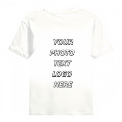 Personalized Text Photo Logo Custom T-Shirt Heat Transfer Print Unisex Gift Tee