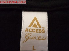NWT – Access Gold Label Men’s Black Crewneck T-Shirt, Size L AT35