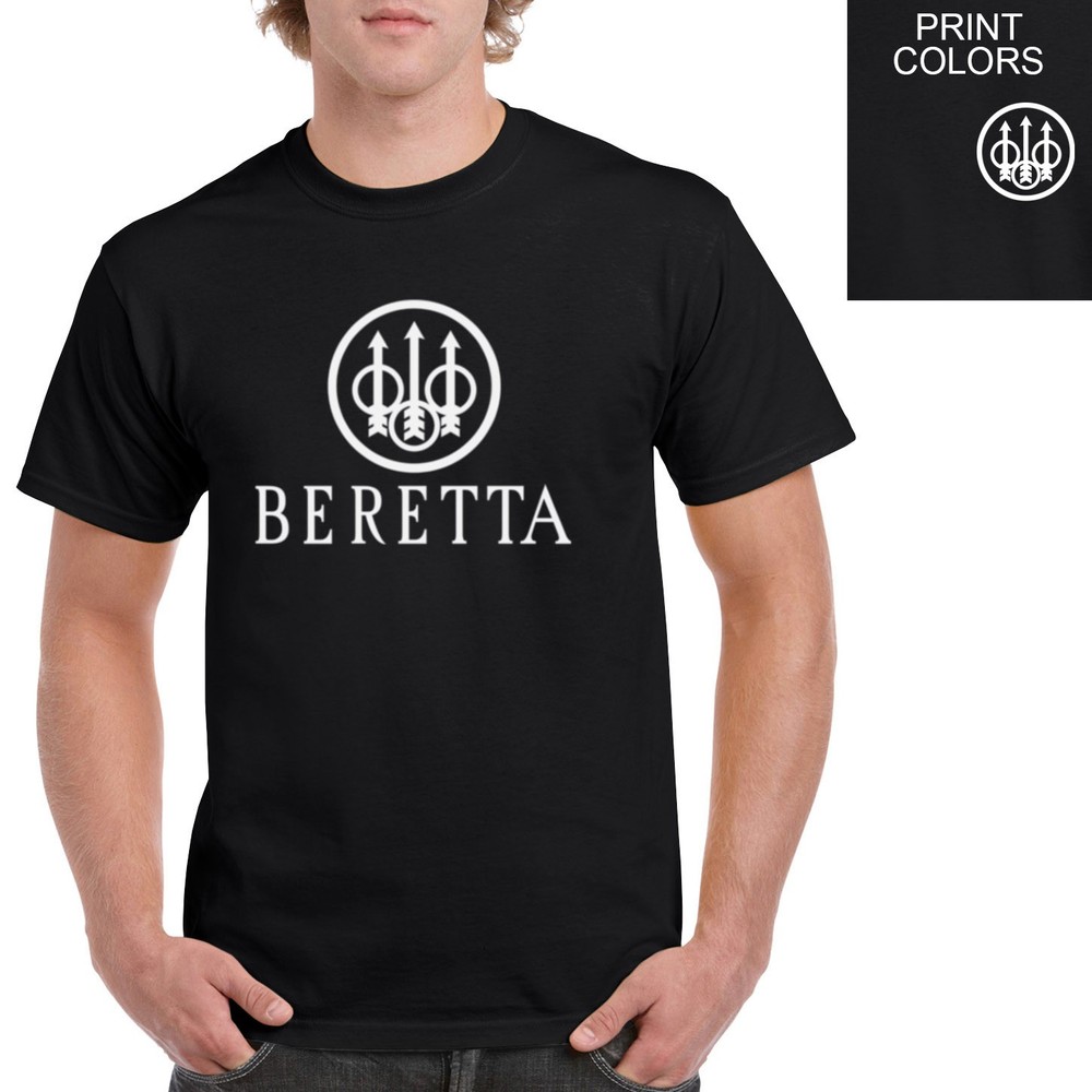 Beretta Firearms T-Shirt 2nd Amendment Gun Rights Tee Pistol Men GBR02