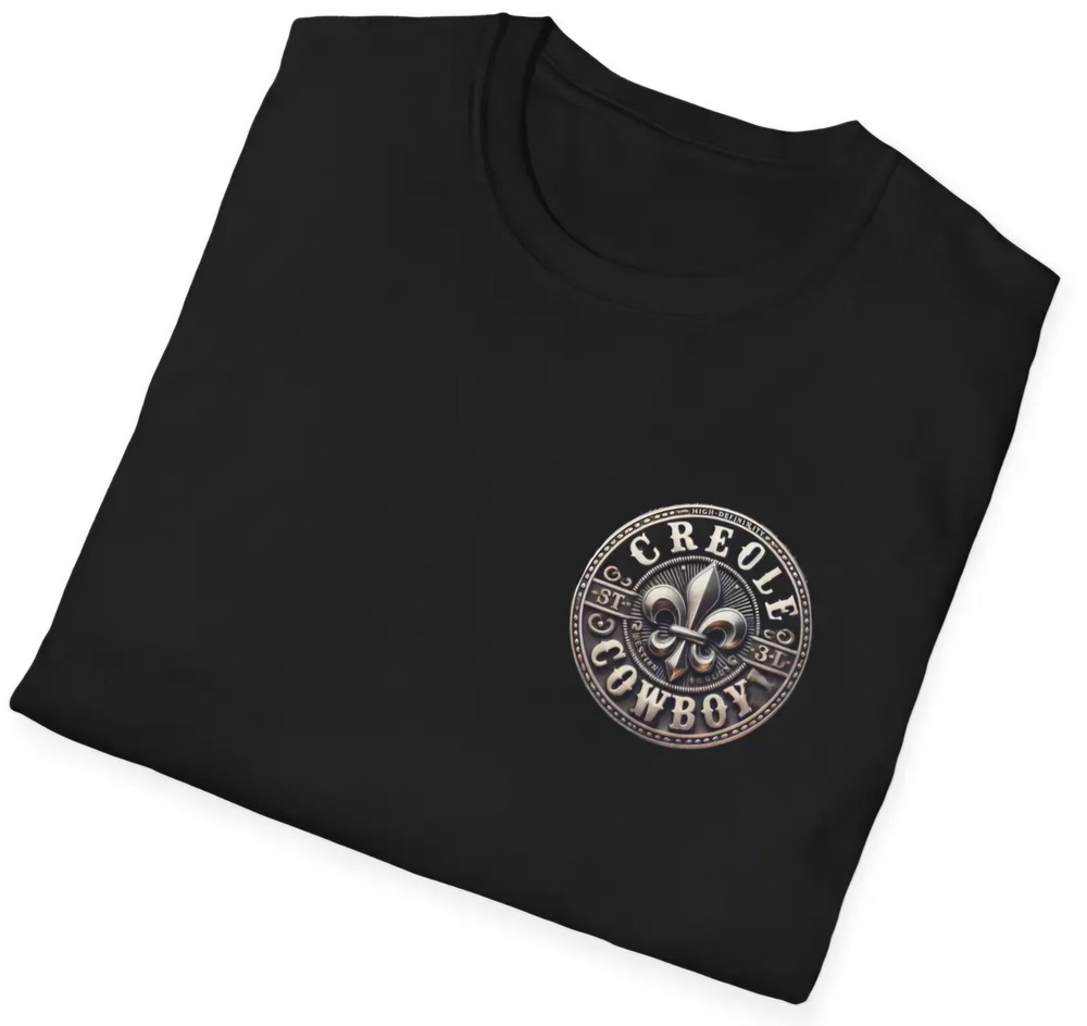 Creole Cowboy Tee Shirt | Louisiana | New Orleans | Black | S-XXXL
