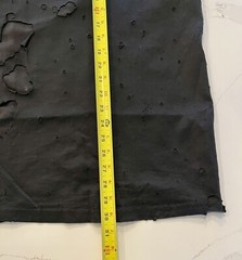 Grail Givenchy Paris Black Heavily Distressed Oversized T Shirt 100% AUTHENTIC M