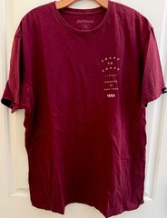 Fasthouse California Bear Men’s burgundy T Shirt Size XL