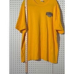 Gildan Sturgis Motor Classic 2014 T-Shirt Mens 2XL Yellow Skull Graphic Rally
