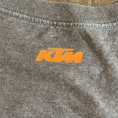 KTM FOX RACING Shirt Long Sleeve Large KTM Motocross Grey Dirt Bike