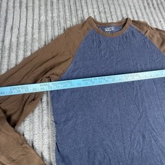 2 Pc Lot Austin Clothing Co Men’s Large Long Sleeve T-shirt Raglan Classic Fit