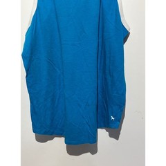 Victoria’s Secret PINK Mens Blue Ringer Racerback Tank Top Medium Dog Logo