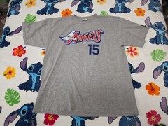 Starter Men’s XLg T-Shirt Angels #15 Salmon 1998