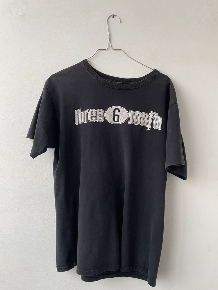 Three Six Mafia Hip hop group basic style black T shirt Unisex S-5XL NH12740