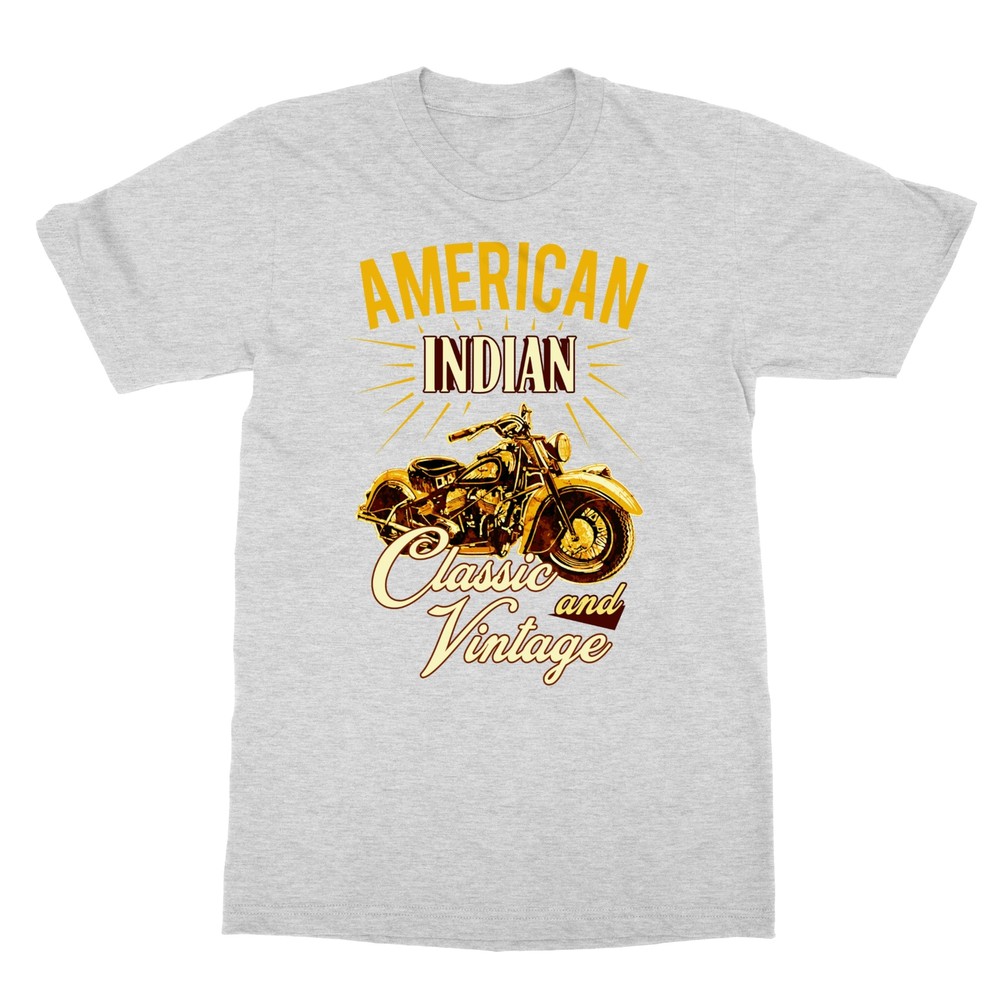 American Legendary Motorcycles Indian Chief Classic Vintage Men’s T-Shirt
