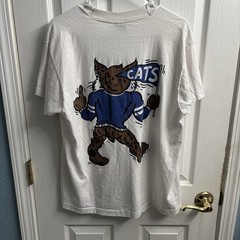 Vintage Kentucky Wildcats Shirt Mens XL 1986 Double Side Graphic 80s Screen Star