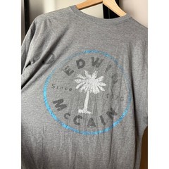 Edwin McCain Tri Color Logo T-Shirt Size Large