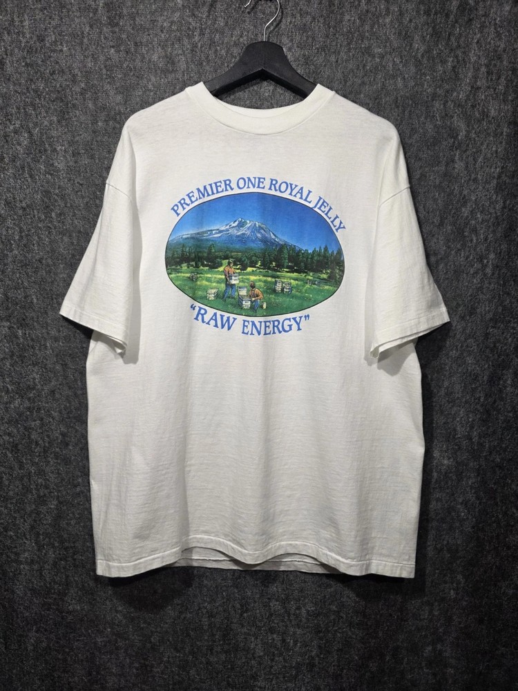 Hanes Beefy T Single Stitch T Shirt Premier One Royal Jelly