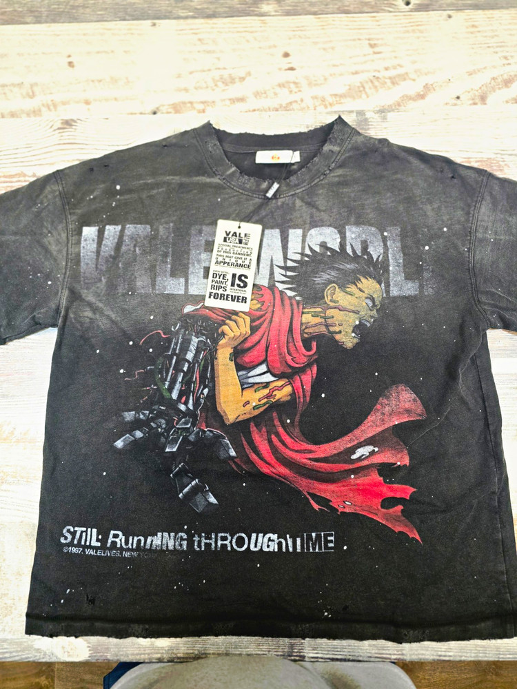 Valley Dreams Akira Live In Japan 199X Men’s Graphic Tee Black Cotton S