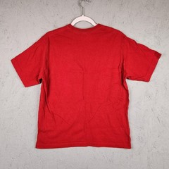 Vintage Feliz Navidad Shirt Mens Medium Red Christmas Holiday Funny Graphic Y2k