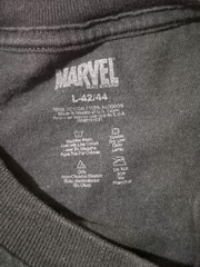 Mens Marvel SpiderMan Red Foil Chest Print T-Shirt Size Large