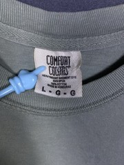 Old Row Deny Everything Comfort Colors Grey Buck Casual Outdoors Men’s T-Shirt L