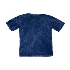 HRT & LUV Rodeo Graphic Tee Mens Small Navy Blue Excellent Mineral Wash Cowboy