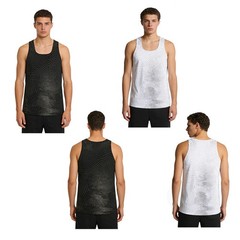 Men Tops Summer Vest Gym Streetwear Soft Clubwear Menswear Shirts Square Neck