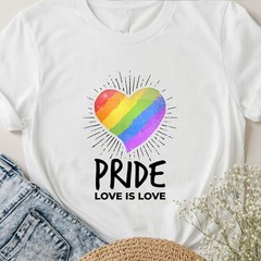 Pride Love is Love T-shirt, LGBTQ+ Pride Month Tee, Gay Pride Rainbow Shirts