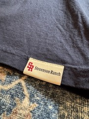 Stevenson Ranch T-Shirt Mens Medium Blue S/S “Not My First Rodeo” 1 Chest Pocket