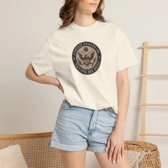United States of Trying My Best Unisex T-shirt USA Graphic Tee Garment Dyed