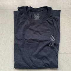 NEW STONE BREWING Black Double Sided Long Sleeve LOGO Spellout T Shirt Pick Size