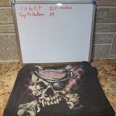 Vtg 1989 Great White Mista Bone Highway Hunter Tour TShirt Brockum XL Faded