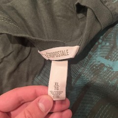 Aeropostale Graphic Logo T-Shirt Green XL