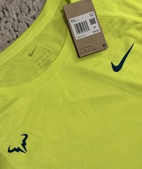 Nike Rafa Nadal Dri-Fit Challenger DV2887-702 Tennis Volt Shirt Top Men’s Sz XXL