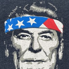 Rowdy Gentleman Reagan Shirt Men’s Extra Extra Large Ronnie Ronald Bandana Flag