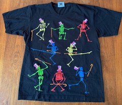 Online Ceramics Dancing Skeleton Grateful Dead Tshirt Medium Excellent condition