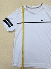 Nike Miler Dri-FIT UV White Stripe L Men’s Running Tee