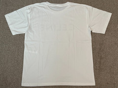 CELINE Loose Tee Shirt in Cotton Jersey ecru sz M