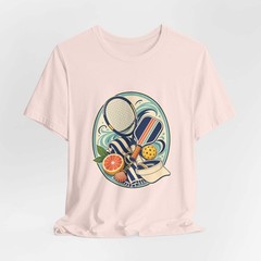 Coastal Courtside Badge T-Shirt Graphic