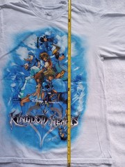 Kingdom Hearts II Square Enix x Disney RPG Sora Men’s T-Shirt White Size Medium