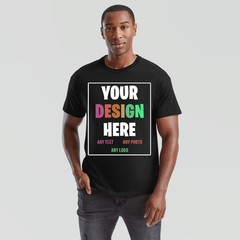 Custom Personalized T-Shirt – Your Design Here – Any Text Photo Logo Unisex Tee