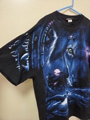 Liquid Blue 2001 Great Wolf Lodge Wolf All Over Print Men’s T-Shirt Size 2XL