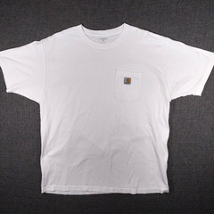 Carhartt K87 Men’s Pocket T Shirt White XL Short Sleeve