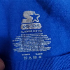 Starter Shirt Men XLarge Short Sleeve Blue Sports Running Outdoor Tee Gym Casual