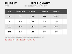 Studded Collar Graphic Polo Shirt Men Y2K Streetwear Oversized Cotton M-2XL