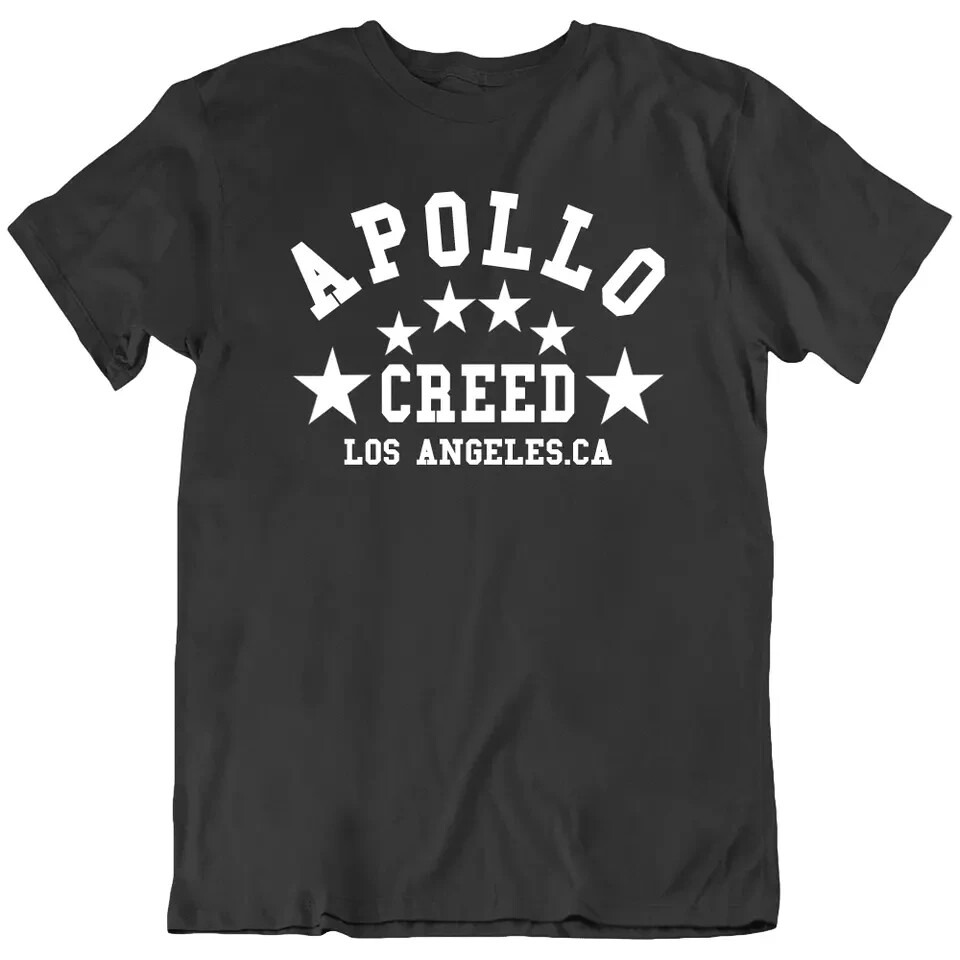 Gym Boxing, Rocky Apollo Creed, League Champion Fight Fan T Shirt Tee Gift New