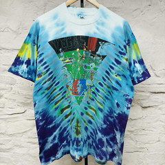 New Unworn Vtg Grateful Dead Las Vegas Band T Shirt Ripple Junction 90s Tie Dye