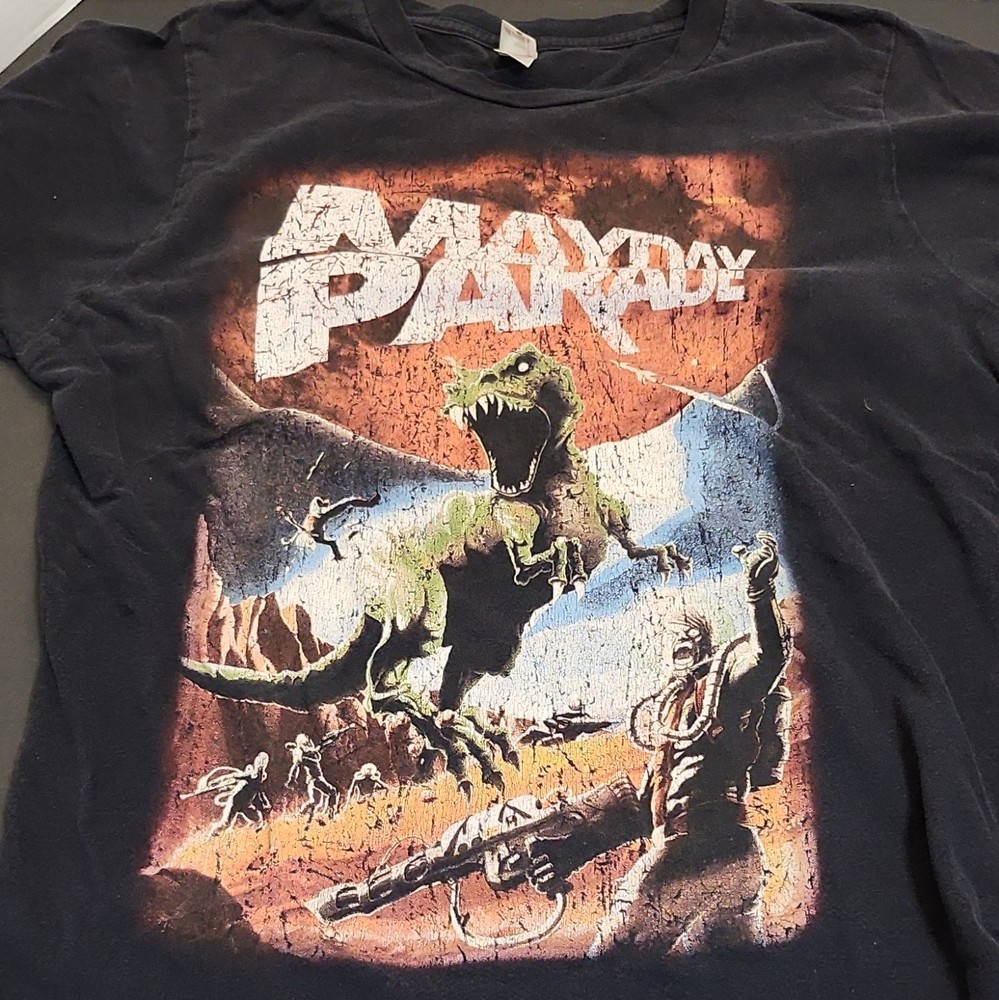 Anvil Men’s Black All Time Low Fall Ball ’09 Graphic Crew Neck T-Shirt S